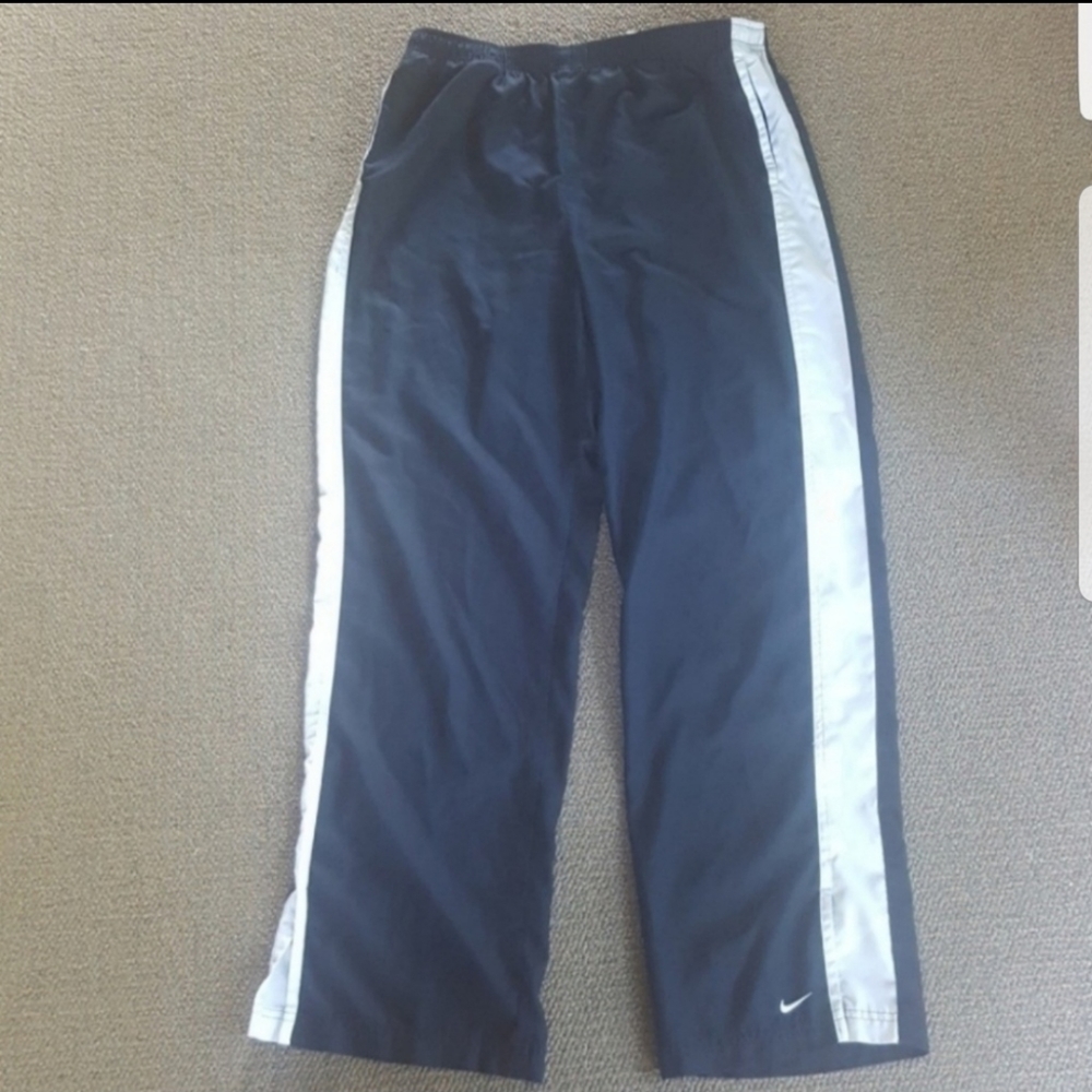 Nike Women's Navy White Jogger Warmup Pants